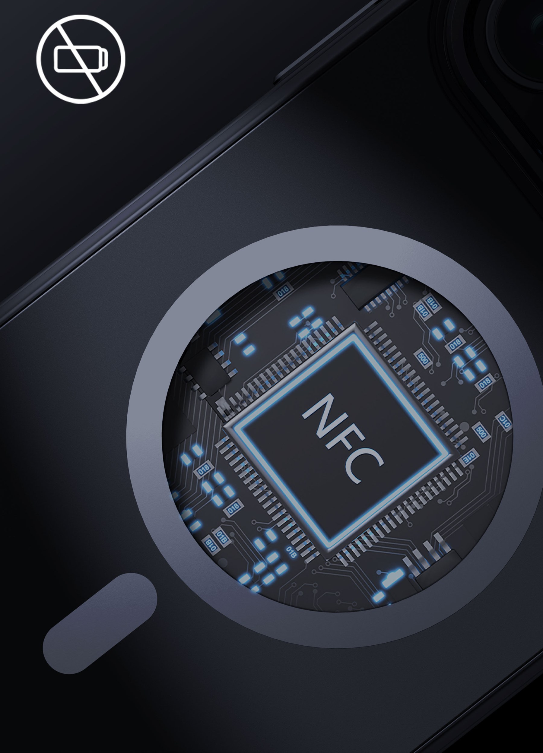 Supplier illustration of the case’s NFC-powered image transfer technology